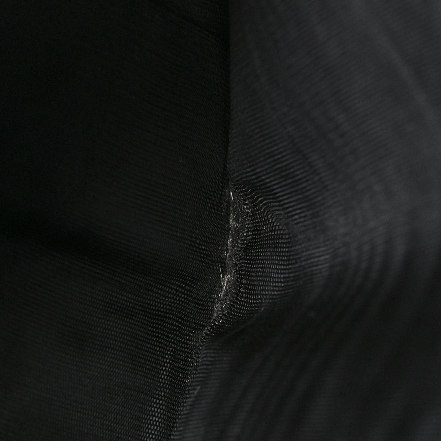 Tessuto Nylon Tri-Fold Compact Wallet Black