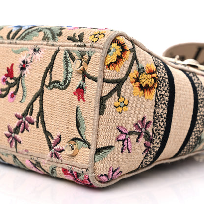 Christian Dior Canvas Embroidered Print Medium Lady D-Lite Multicolor 9 of 10