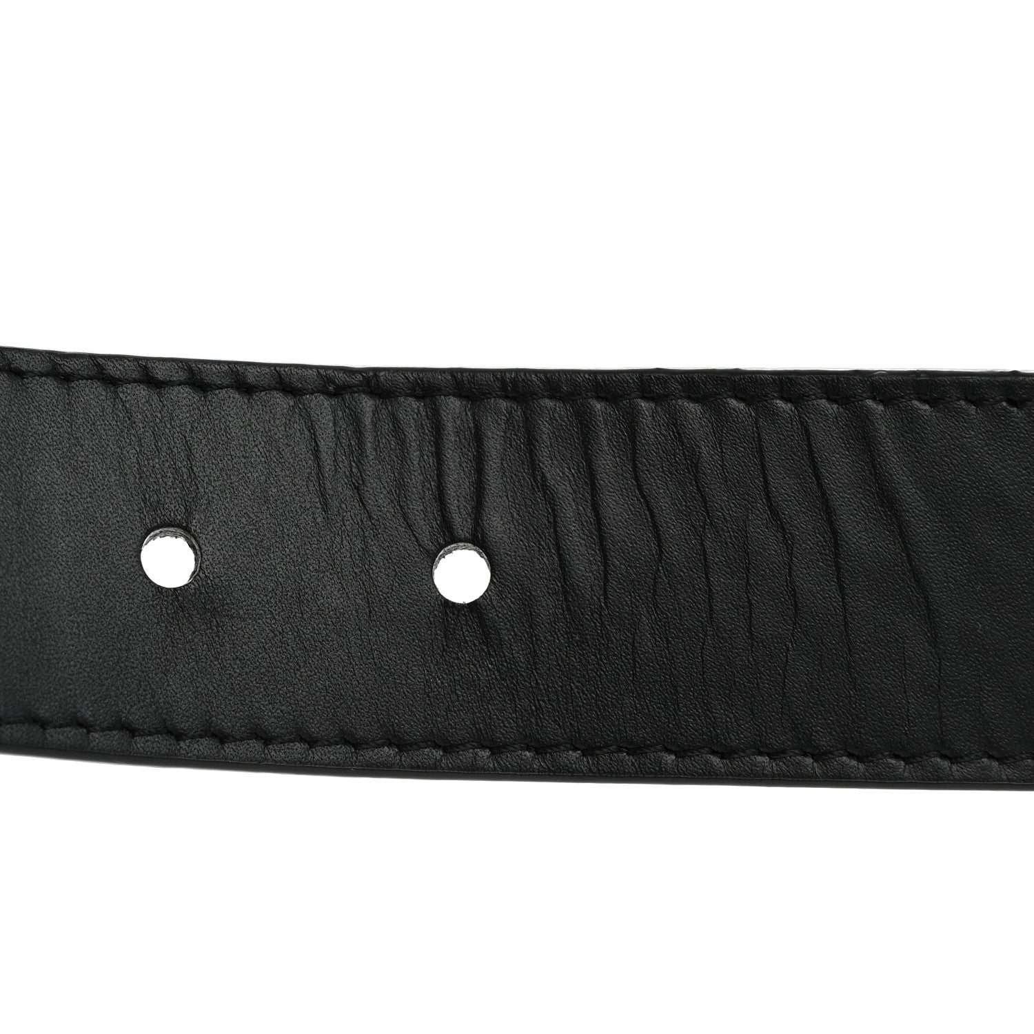 Louis Vuitton Calfskin 35mm Pont Neuf Belt 75 30 Black 8 of 9