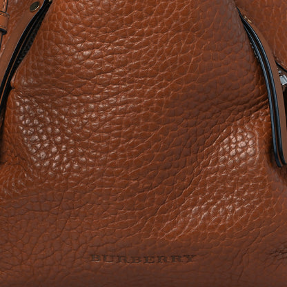 Burberry Grainy Calfskin House Check Small Maidstone Saddle Brown 8 of 12