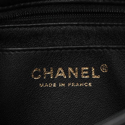 Chanel Lambskin Quilted Mini Rectangular Flap Black 6 of 8