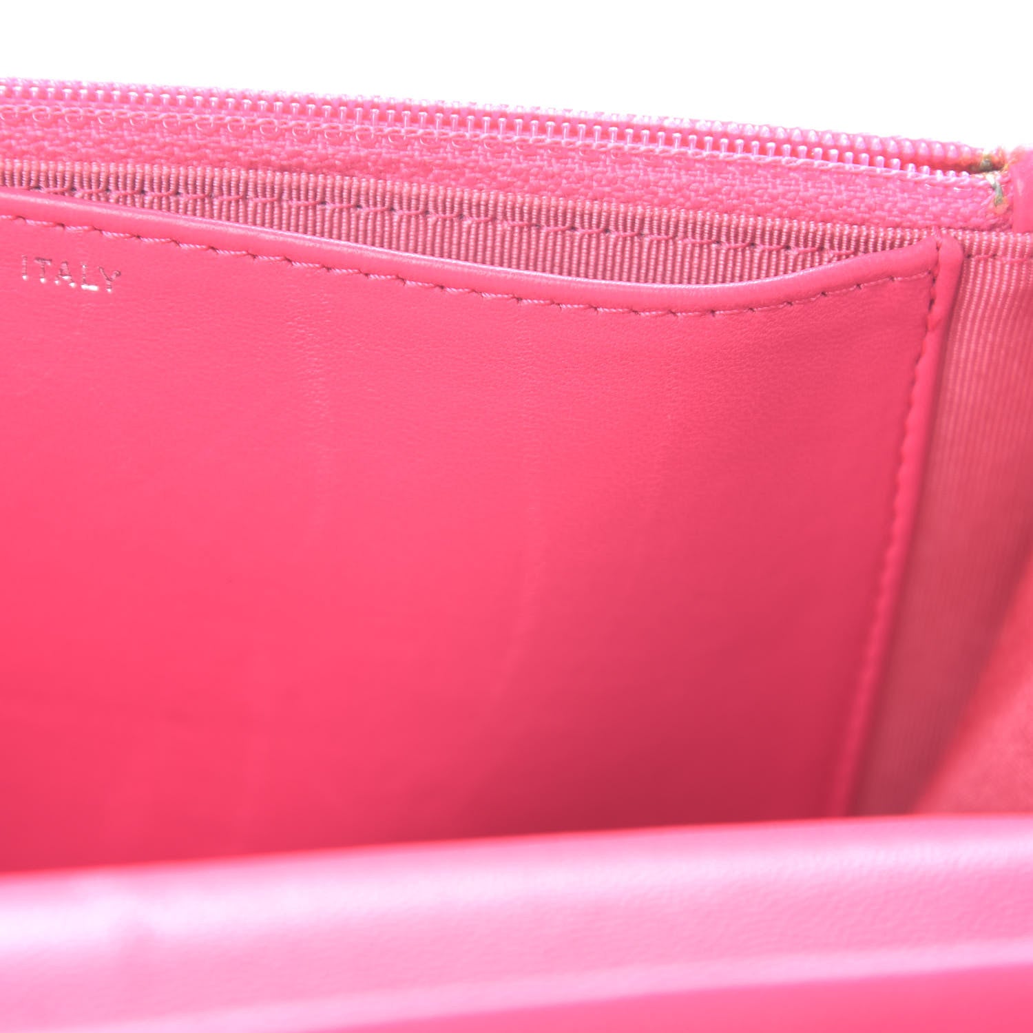 Chanel Lambskin Quilted Wallet on Chain WOC Pink 11 of 11