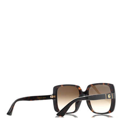 Gucci Acetate Square Frame GG0632SA Sunglasses Havana Brown 4 of 10