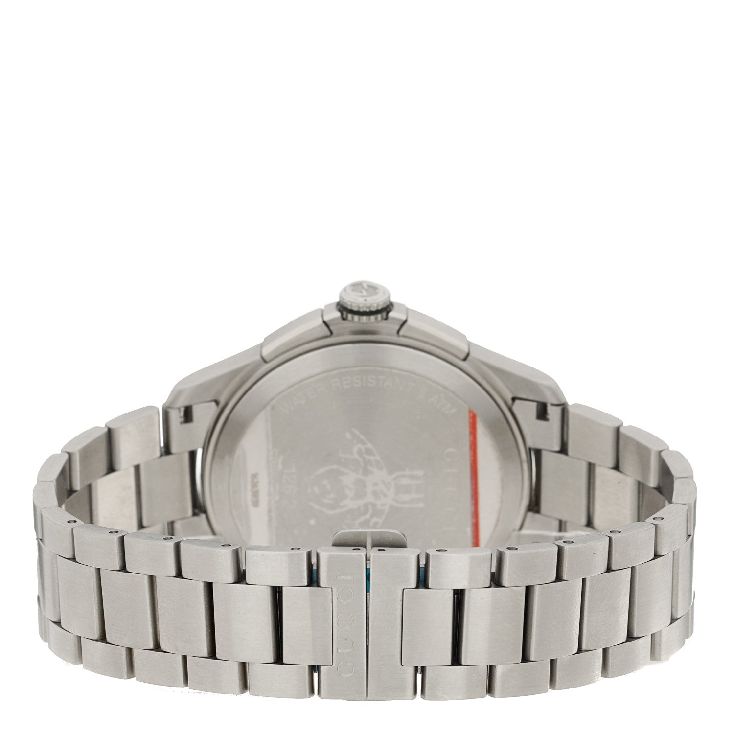 Gucci Stainless Steel 44mm G-Timeless Bee Chronograph Quartz Watch Black 3 of 4