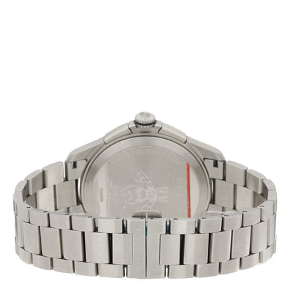 Gucci Stainless Steel 44mm G-Timeless Bee Chronograph Quartz Watch Black 3 of 4