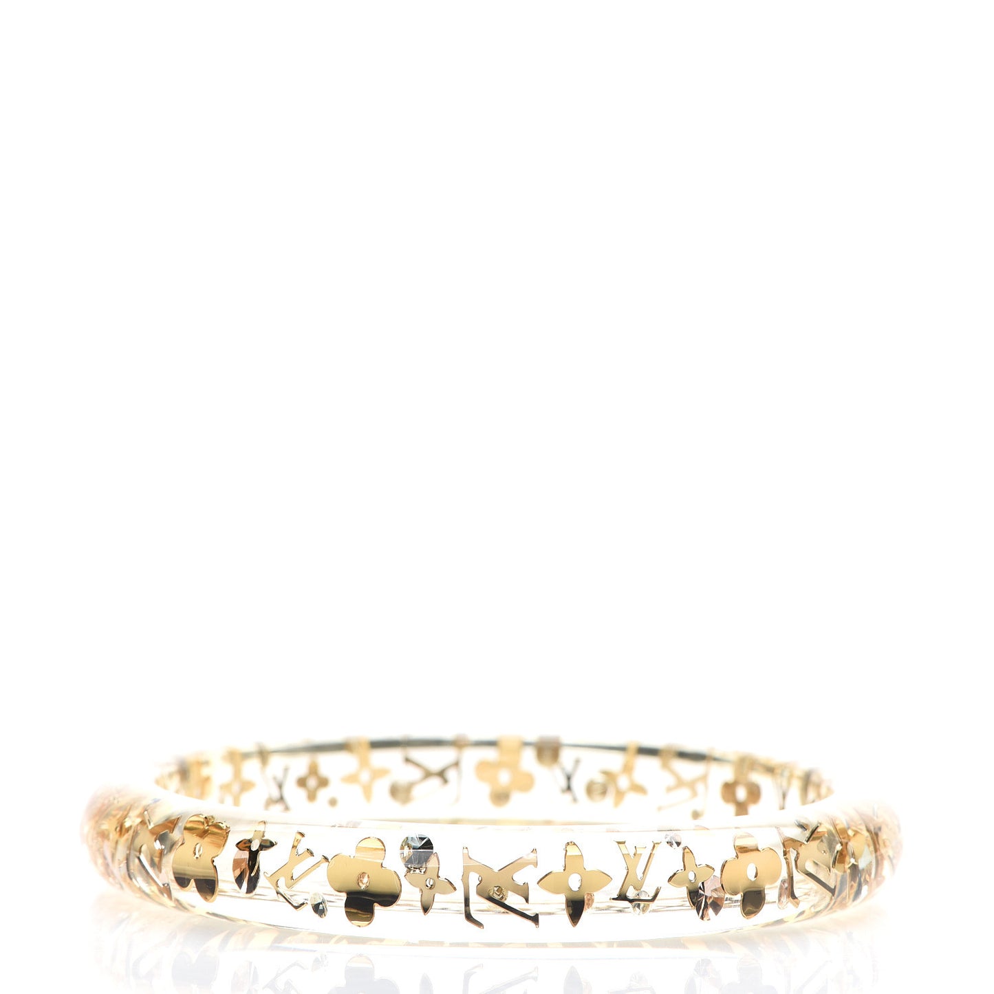 Resin Swarovski Medium Inclusion Bracelet PM Transparent