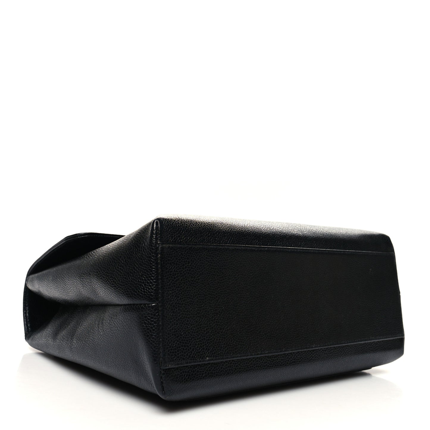 Caviar Jumbo Kelly Flap Black