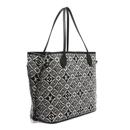 Louis Vuitton Jacquard Since 1854 Neverfull MM Grey 4 of 10