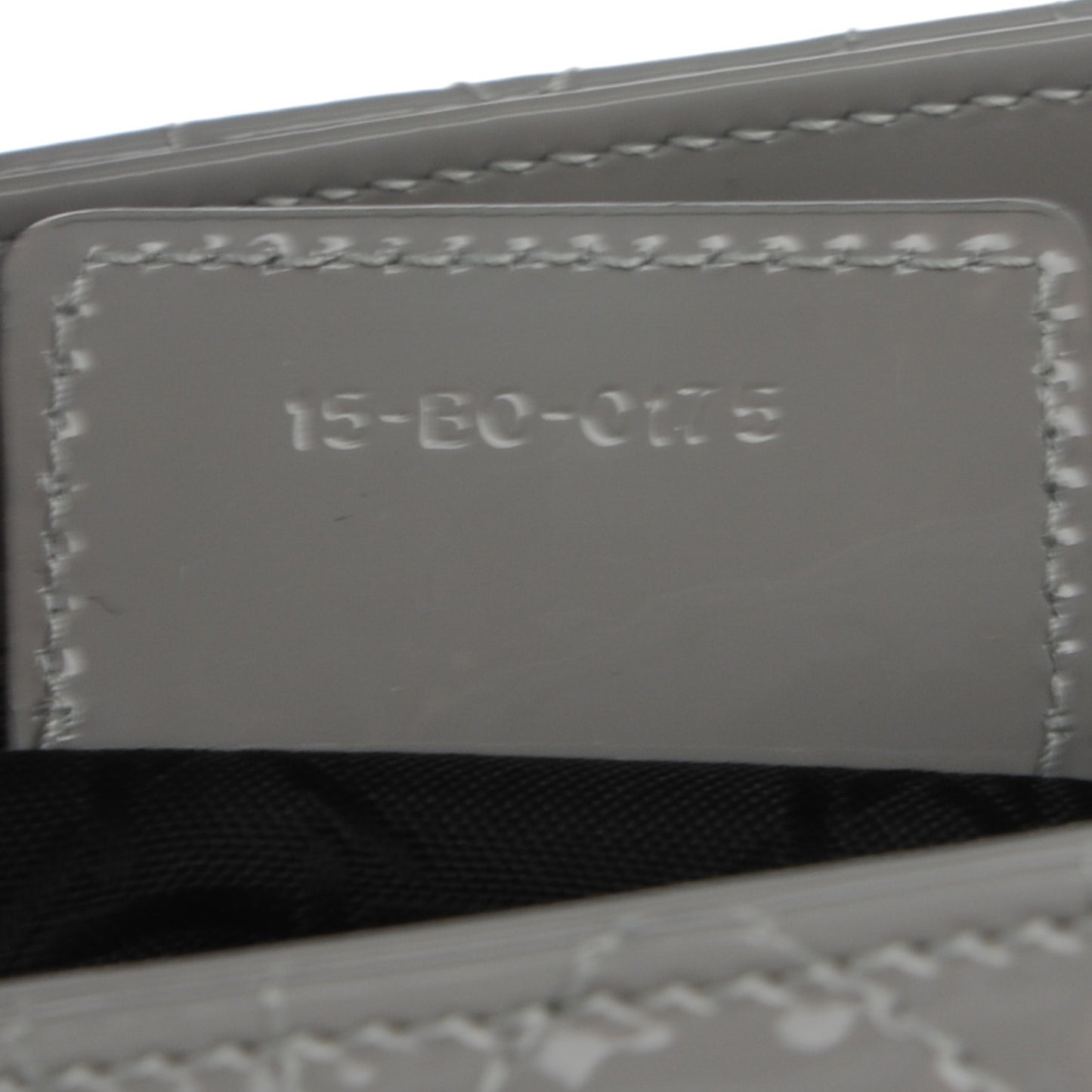 Patent Cannage Medium Lady Dior Grey