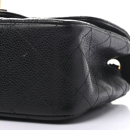 Chanel Caviar Quilted Mini Square Flap Black 9 of 9