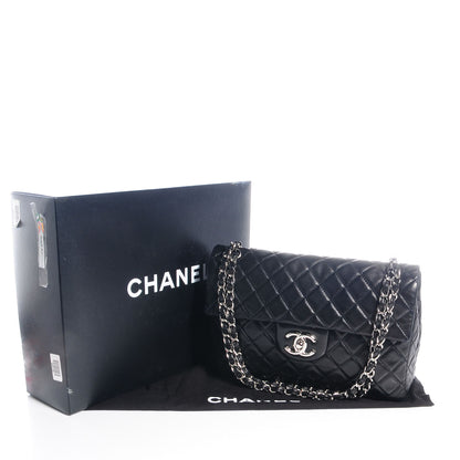 Chanel Lambskin Maxi Single Flap Black 5 of 9
