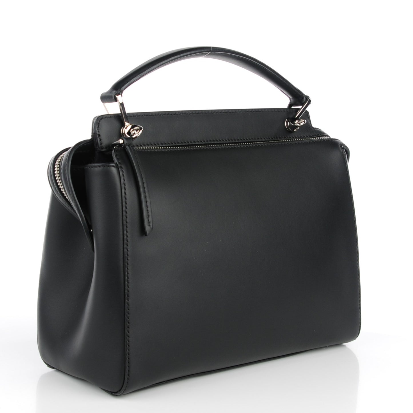 Vitello Baltico Dolce DotCom Satchel Black Blue Royal