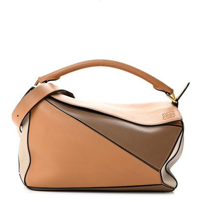 Loewe Calfskin Medium Puzzle Bag Warm Desert Mink 1 of 11