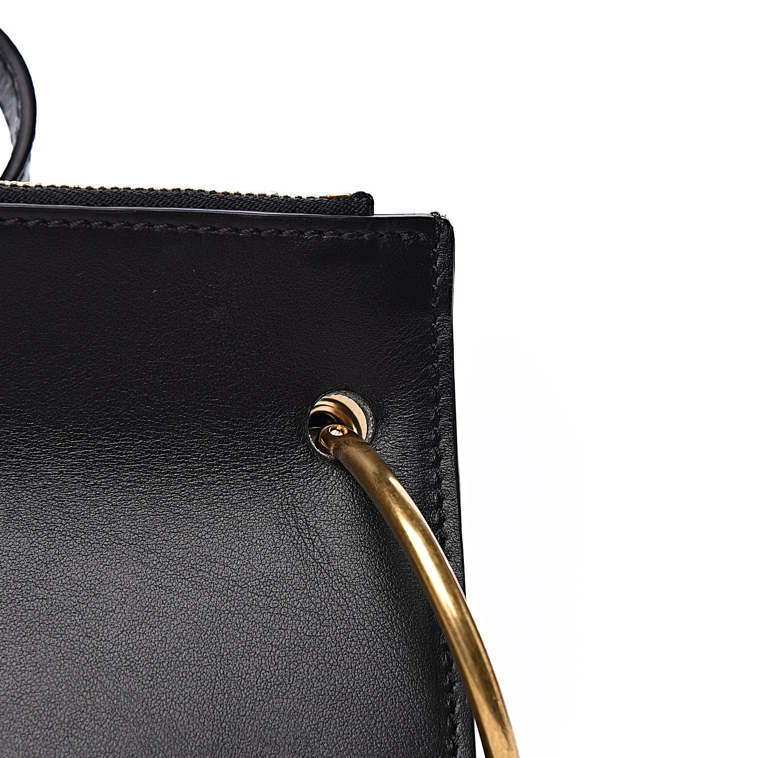 Chloe Calfskin Suede Small Roy Bag Black 14 of 15