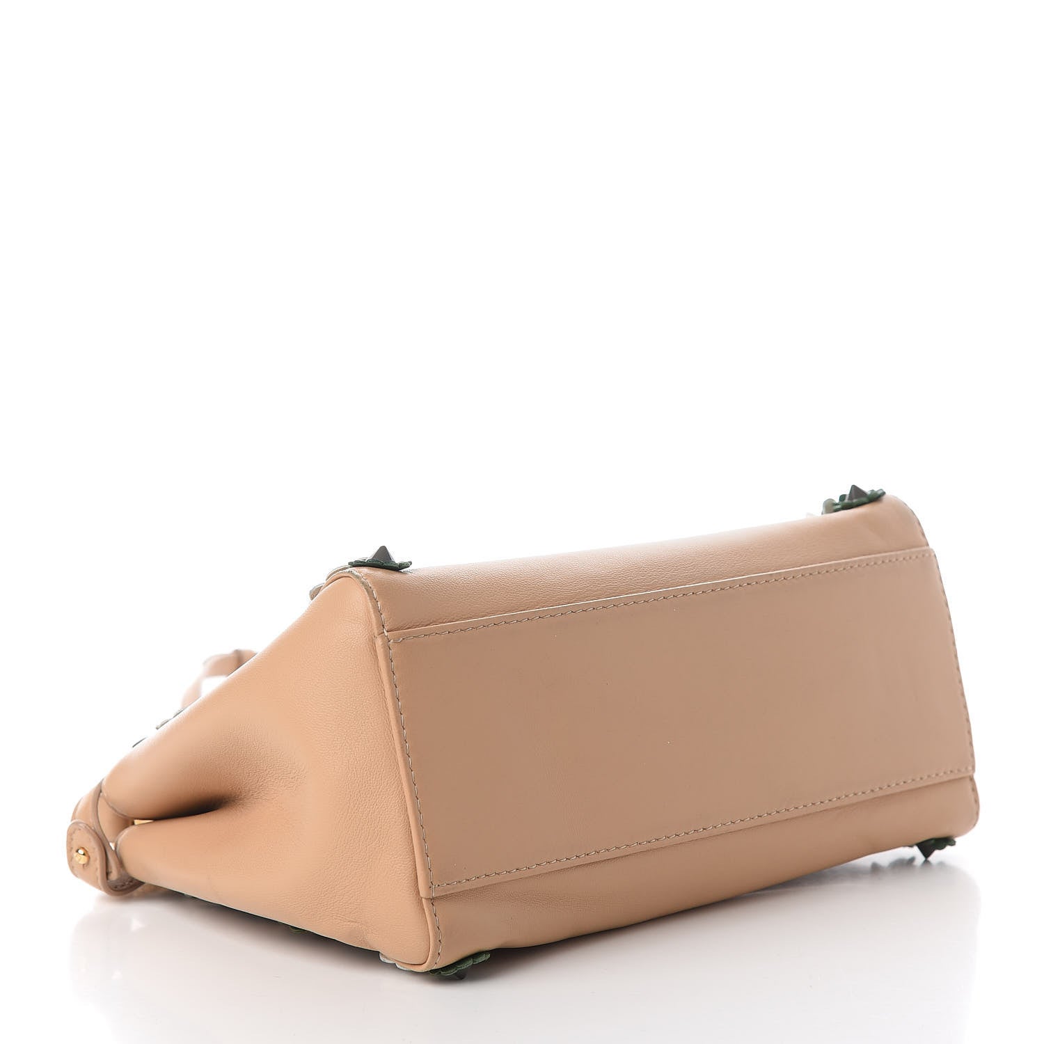 Fendi Nappa Flowerland Mini Peekaboo Iconic Satchel 5 of 14