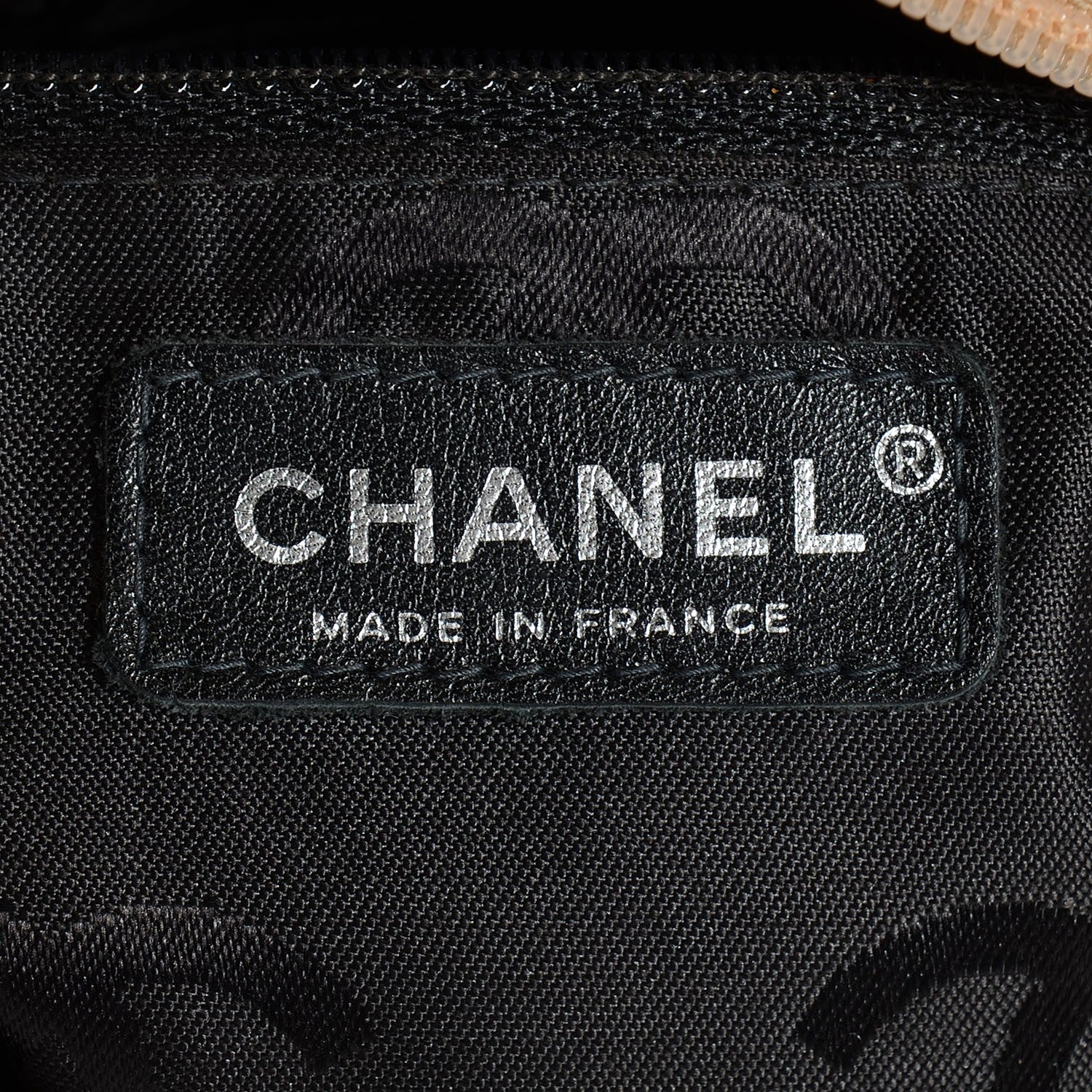 Chanel Calfskin Quilted Large Cambon Bowler Beige Black 6 of 7