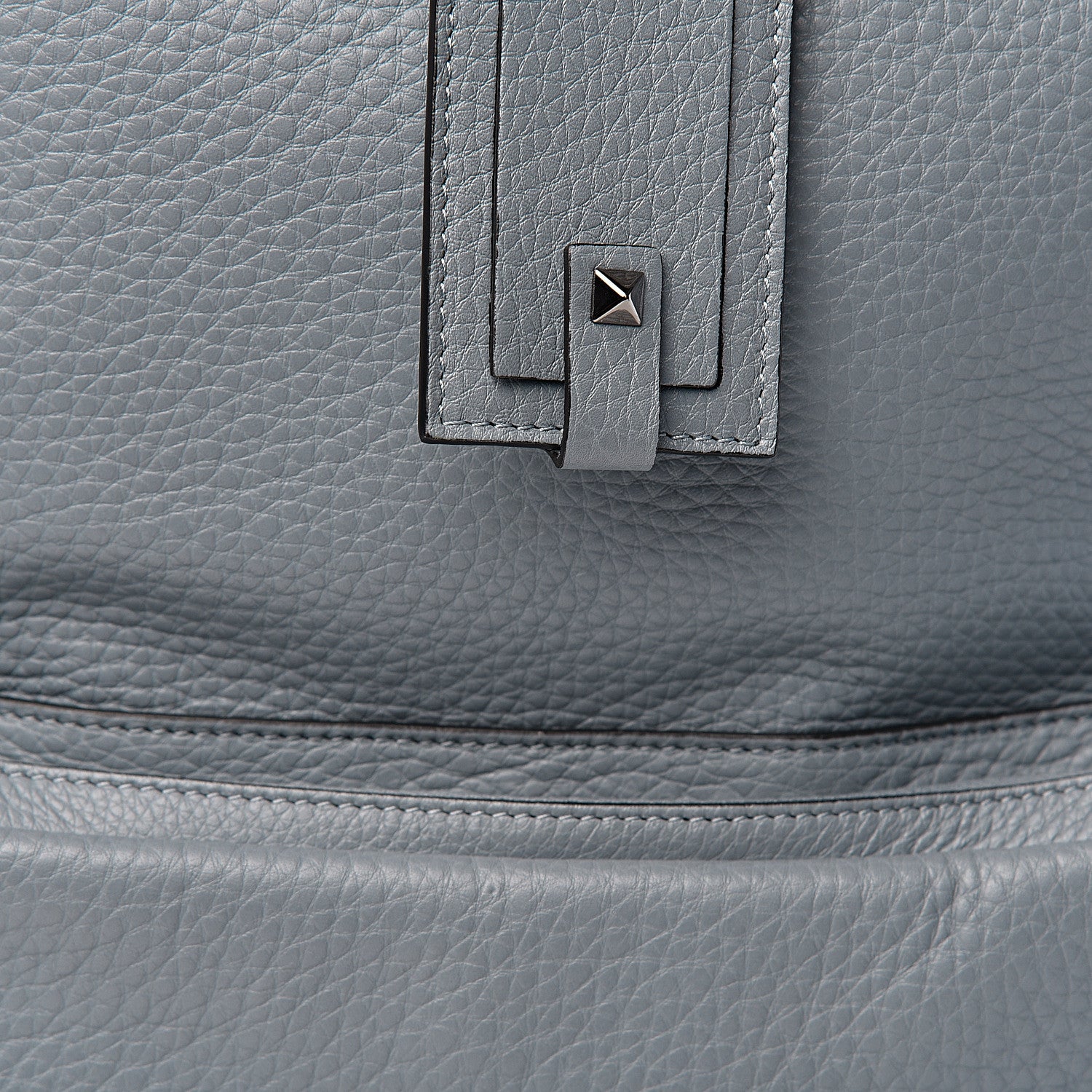 Valentino Garavani Grained Calfskin Rockstud Backpack Blue 7 of 9