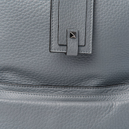 Valentino Garavani Grained Calfskin Rockstud Backpack Blue 7 of 9