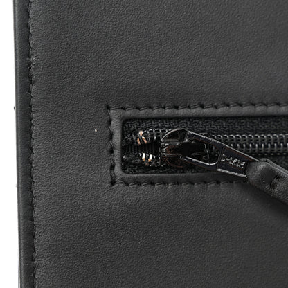 Chanel Patent Quilted Wallet On Chain WOC Black 13 of 14