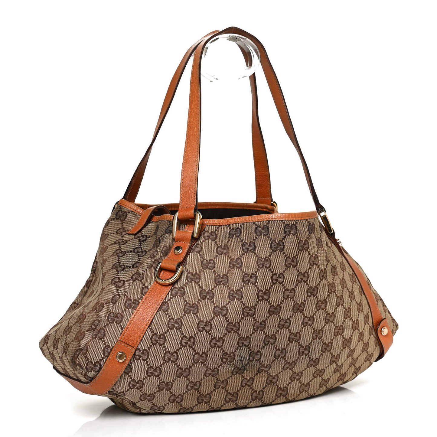 Monogram Medium Abbey Shoulder Bag Orange