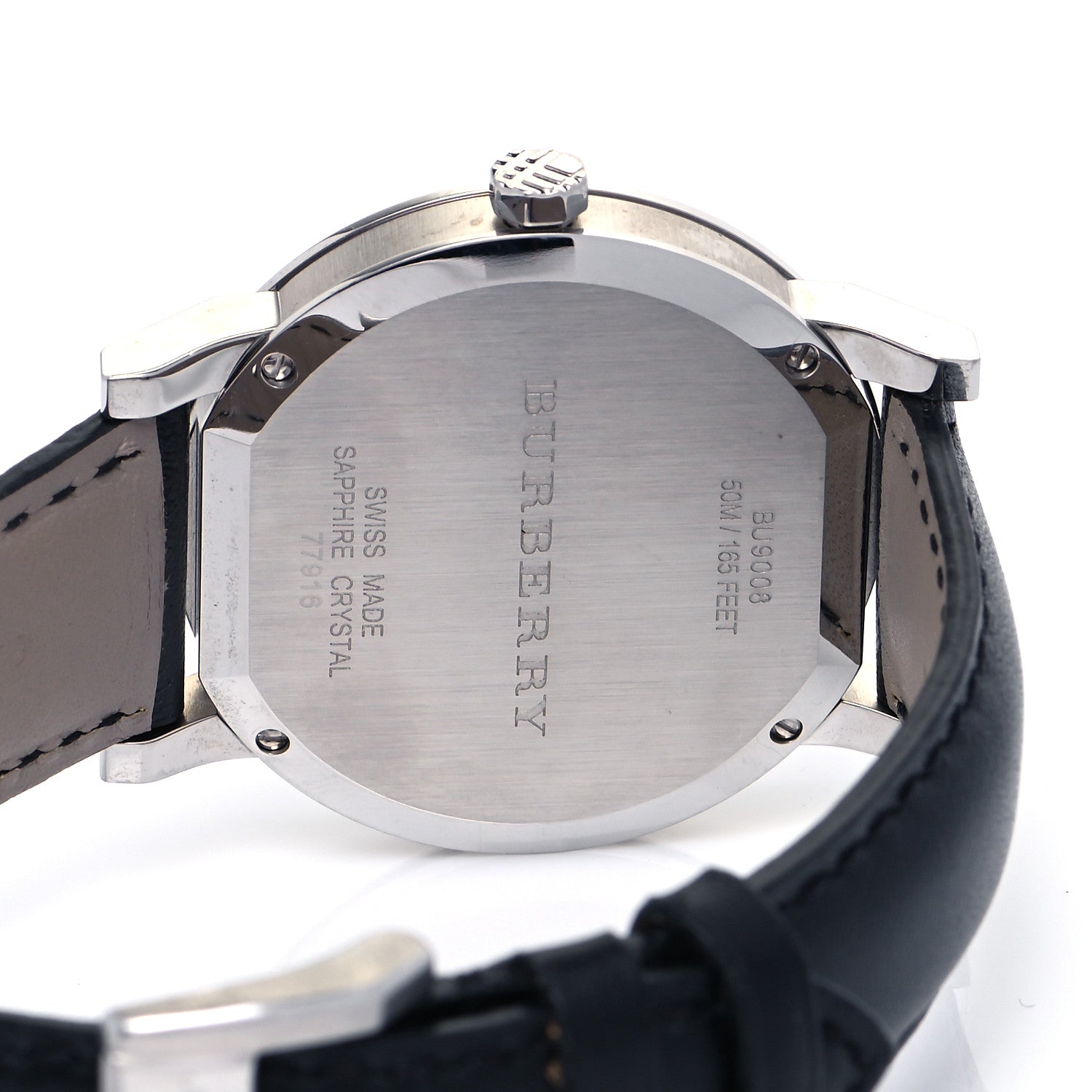 Burberry Stainless Steel Calfskin 38mm Heritage Quartz Watch BU9008 4 of 7