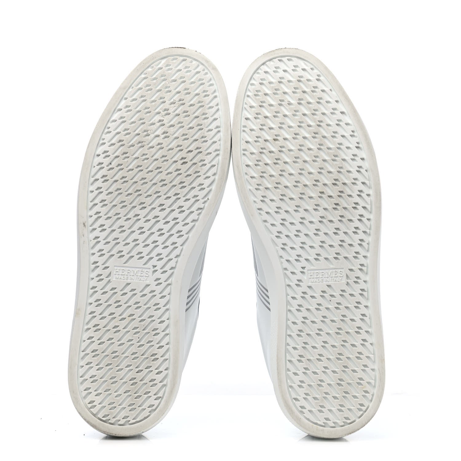 Hermes Nappa Womens Avantage Sneakers 38 White Argent 4 of 4