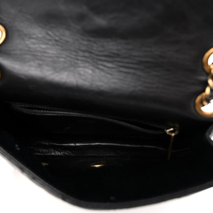Chanel Aged Calfskin Quilted Mini Medallion Flap Black 5 of 10