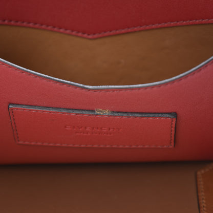 Givenchy Calfskin Medium GV Shopper Tote Dark Red 16 of 16