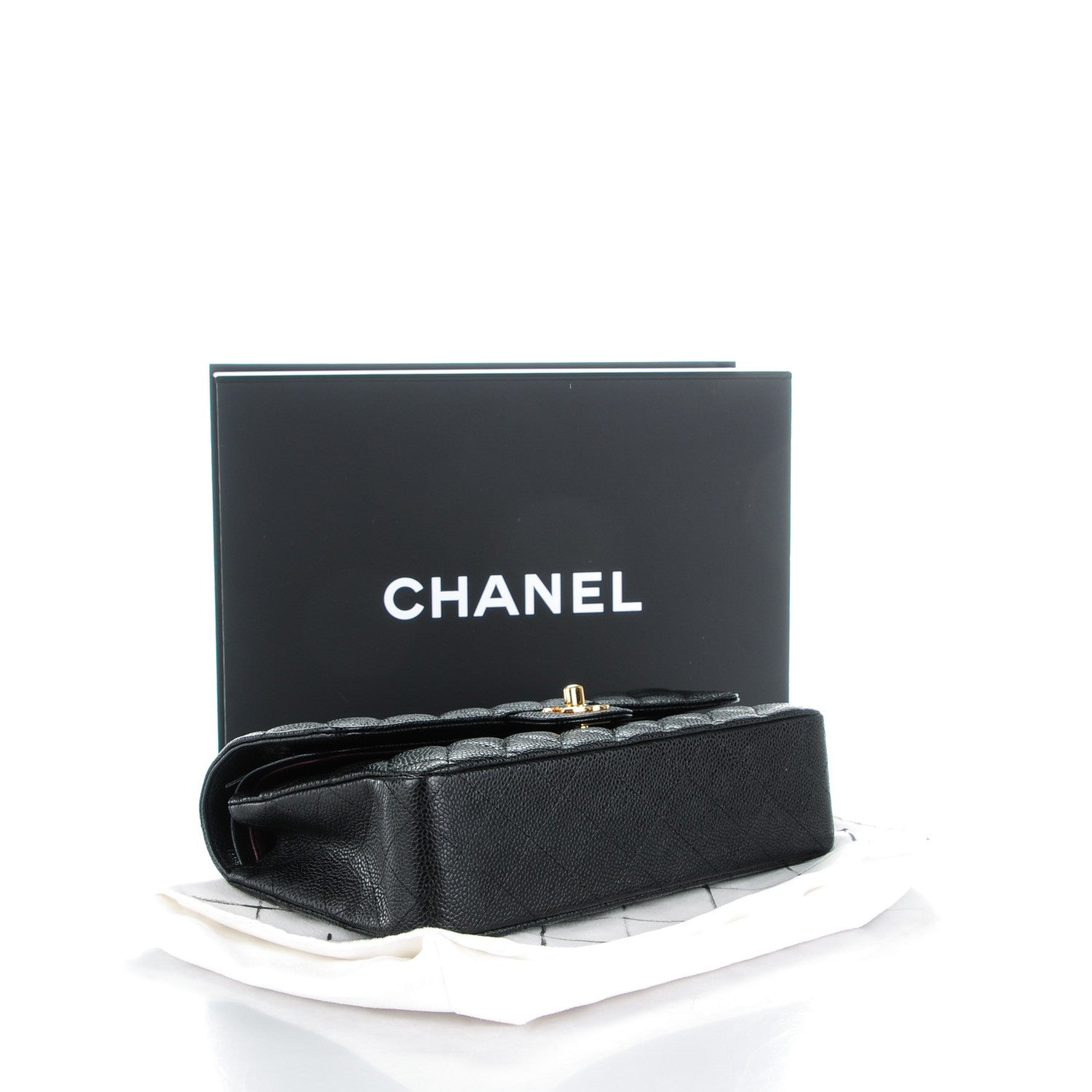 Chanel Caviar Quilted Medium Double Flap Black 4 of 8