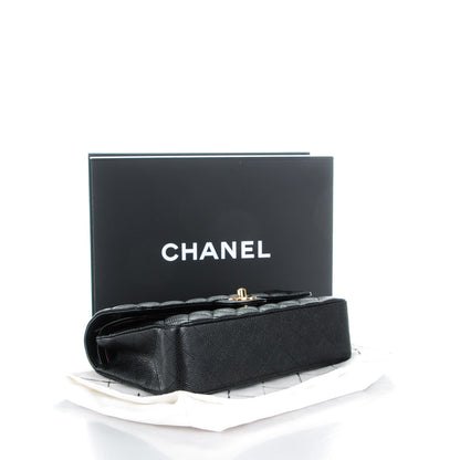Chanel Caviar Quilted Medium Double Flap Black 4 of 8