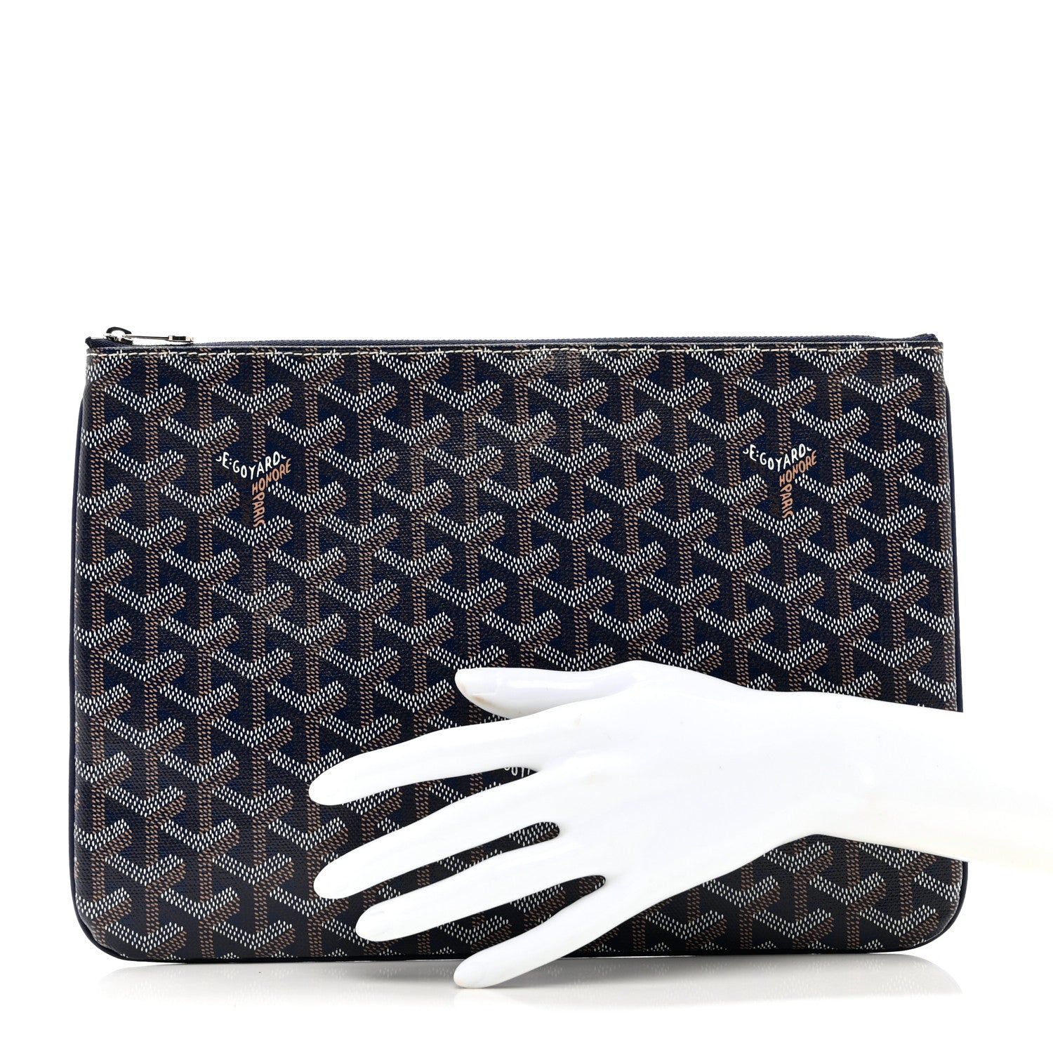 Goyard Goyardine Senat Pochette MM Navy 2 of 6
