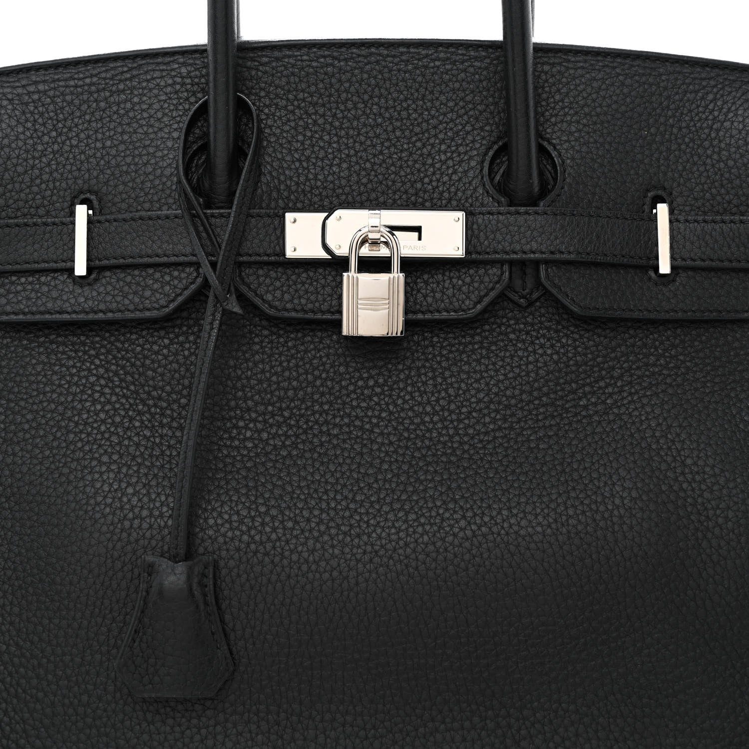 Hermes Taurillon Clemence Birkin 35 Black 8 of 11