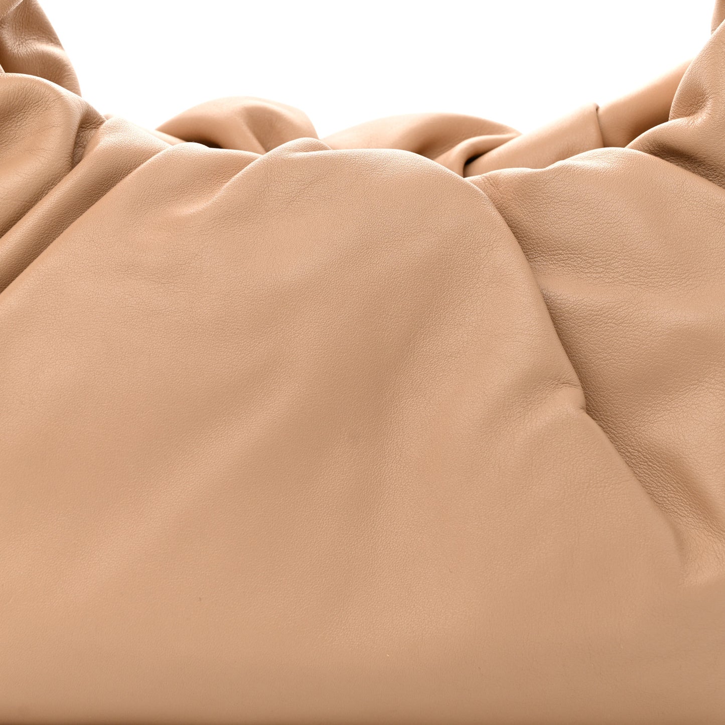 Smooth Butter Calfskin Small The Shoulder Pouch Almond