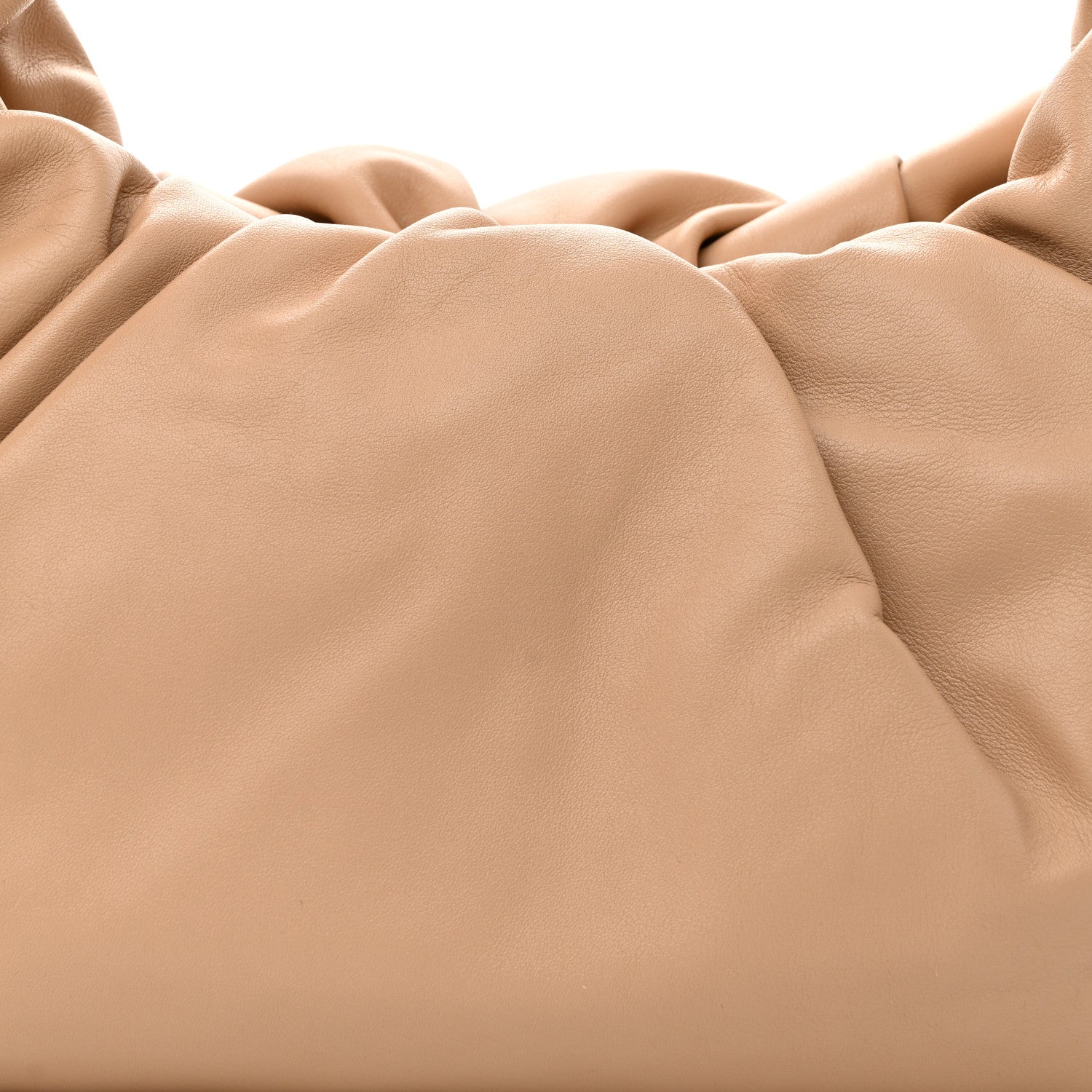 Bottega Veneta Smooth Butter Calfskin Small The Shoulder Pouch Almond 8 of 11