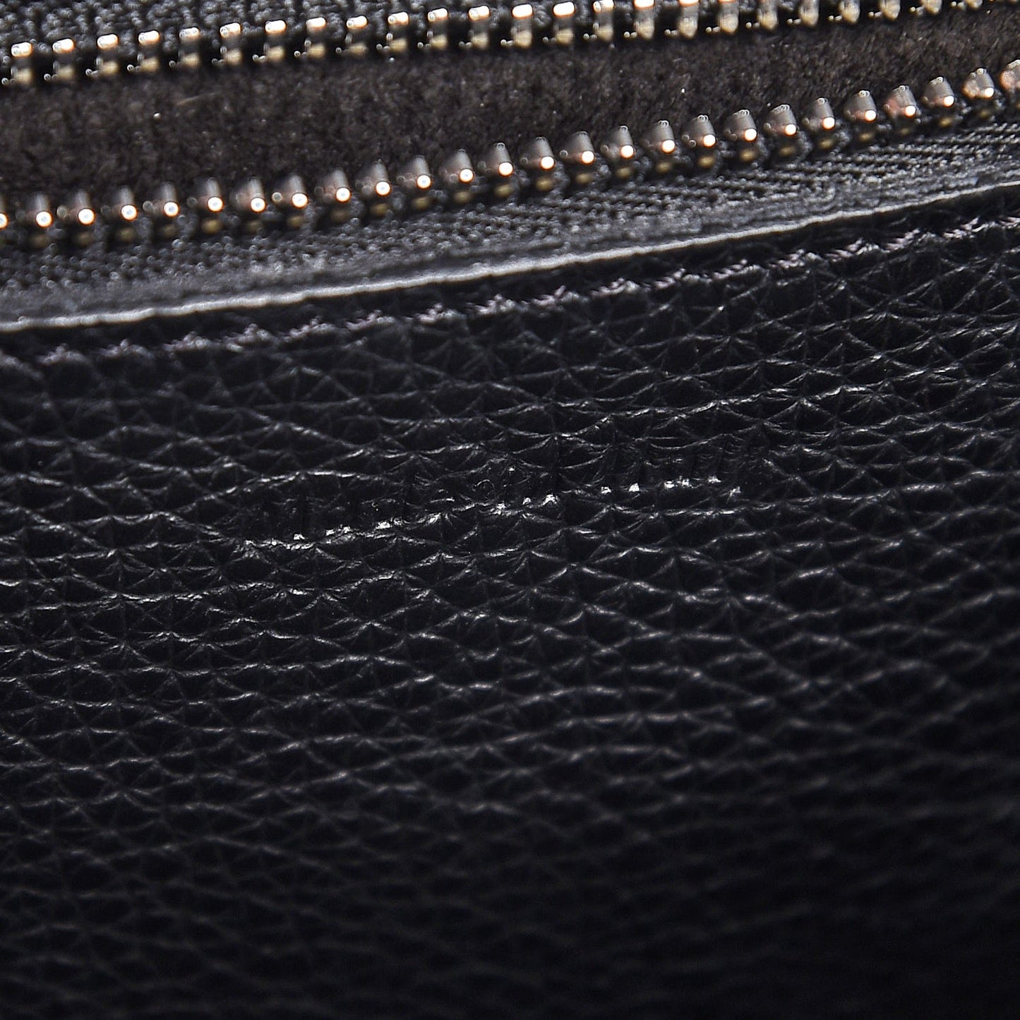 Supple Grained Calfskin Small Big Bag Black