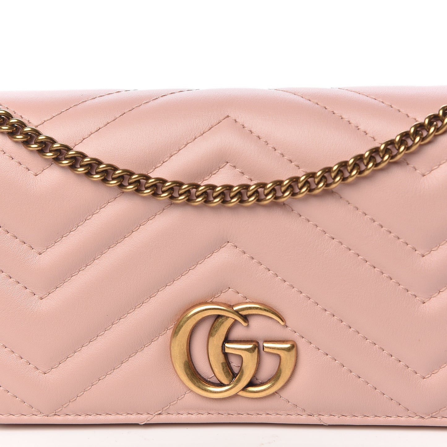 Calfskin Matelasse GG Marmont Mini Bag Perfect Pink