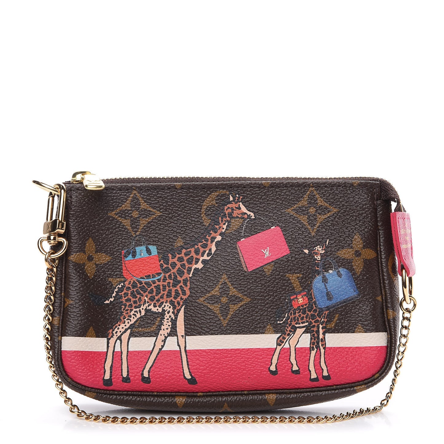 Monogram 2017 Christmas Animation Mini Pochette Accessories