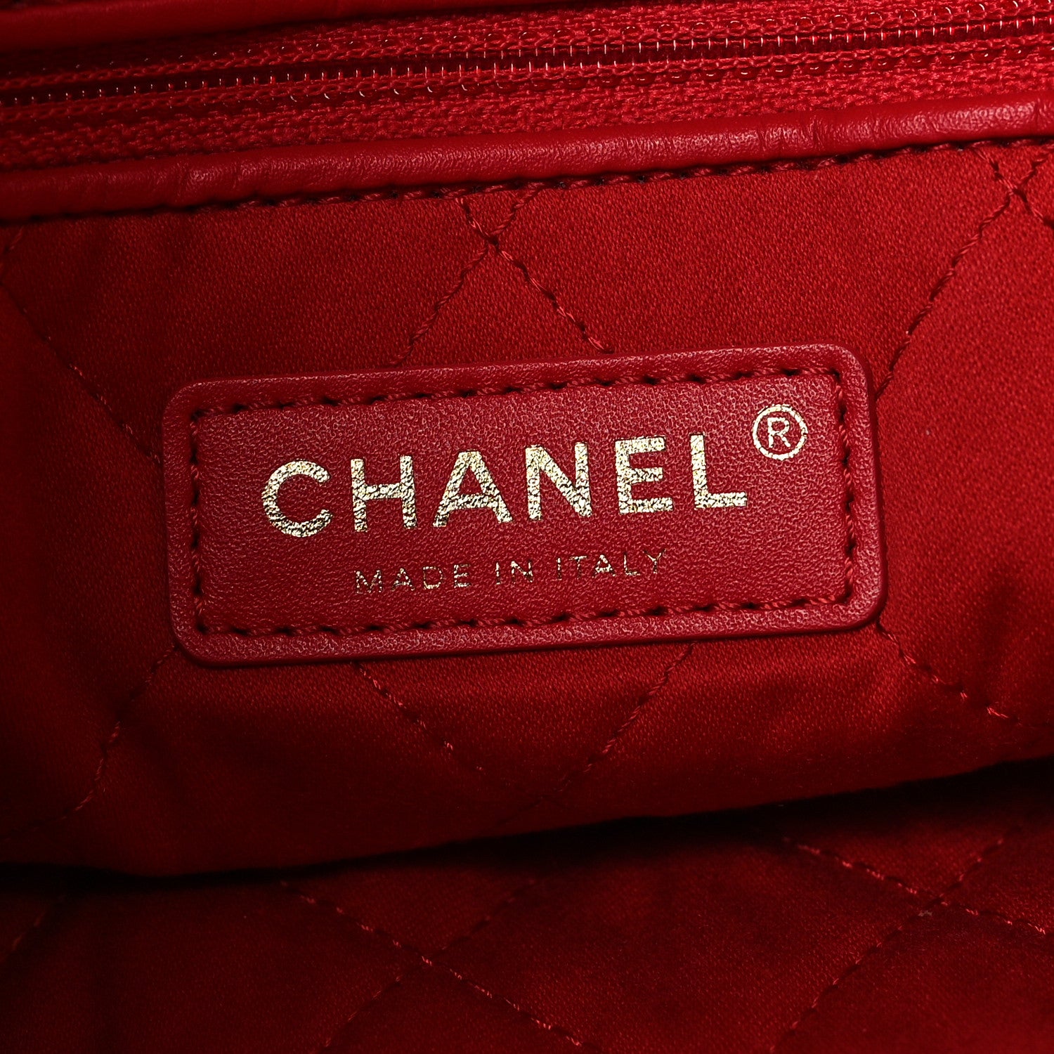 Chanel Shiny Calfskin Quilted Small 22 Red 8 of 12