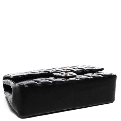 Chanel Lambskin Quilted Jumbo Single Flap Black 4 of 9