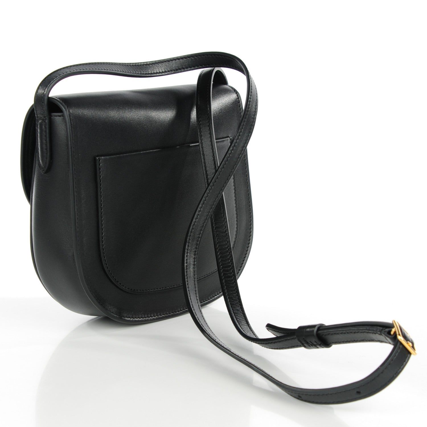 Celine Palmelato Calfskin Small Trotteur Black 3 of 8