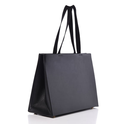 Valentino Garavani Printed Calfskin VLTN Tote Black 3 of 6