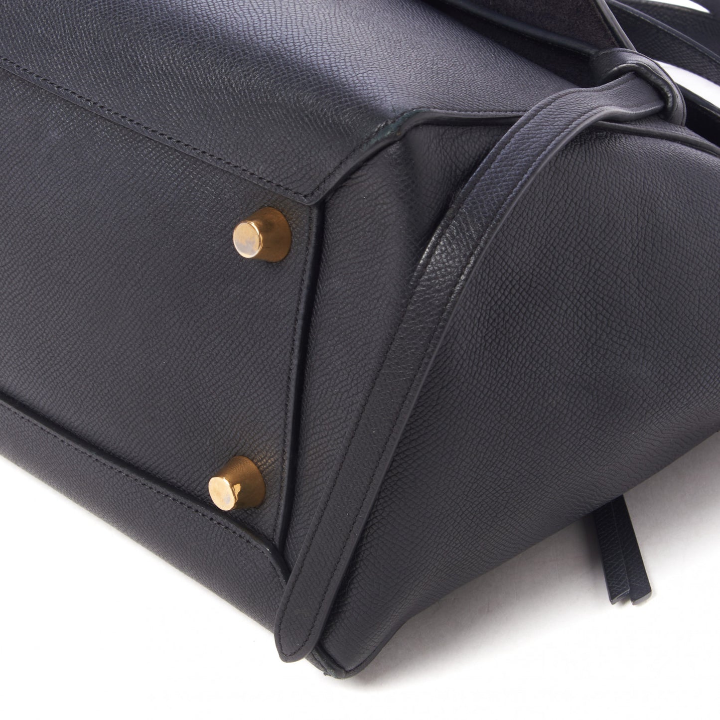 Grained Calfskin Mini Belt Bag Black