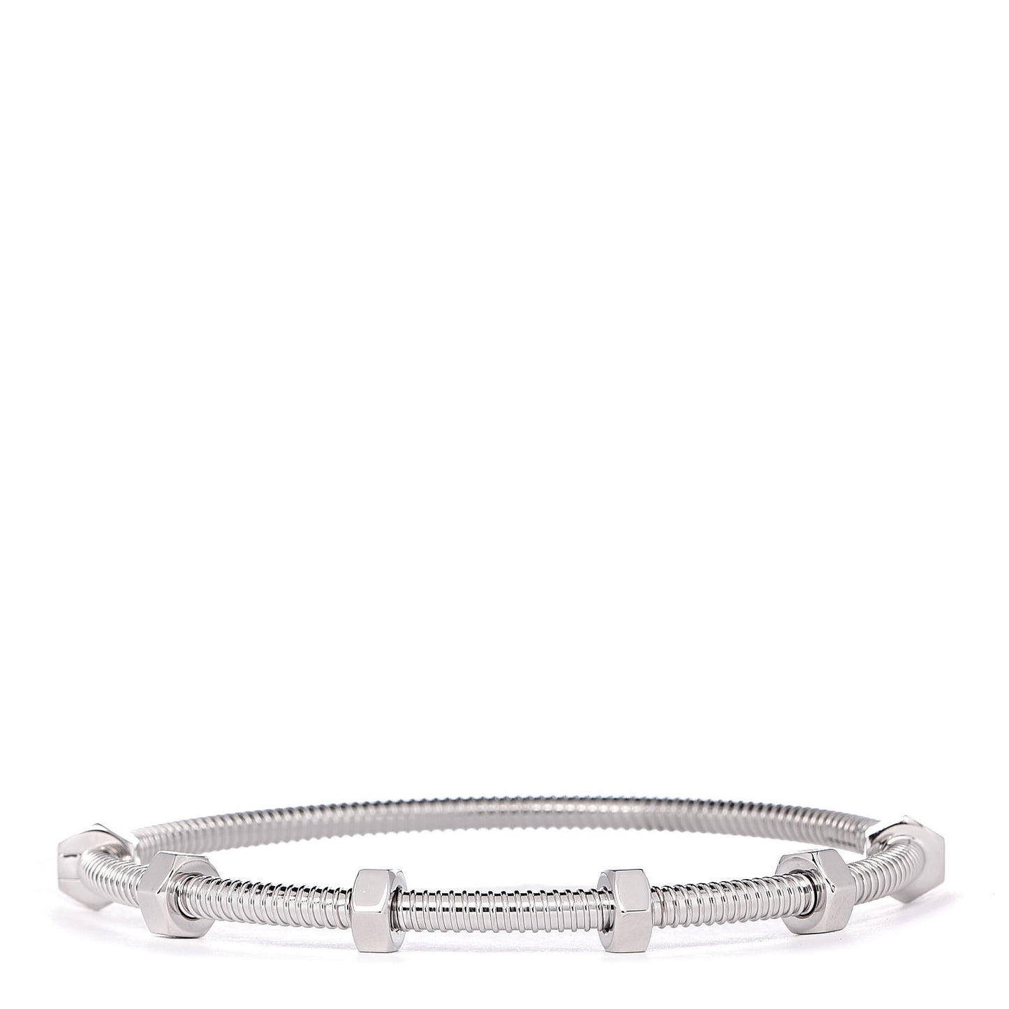 18K White Gold Ecrou de Bracelet 18