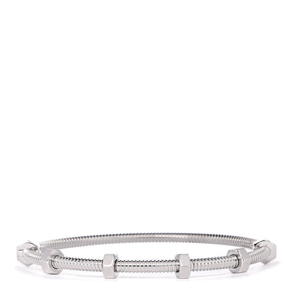 Cartier 18K White Gold Ecrou de Bracelet 18 1 of 4