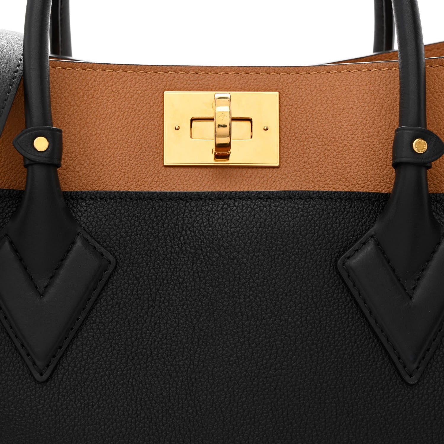 Louis Vuitton Calfskin Monogram On My Side Black 8 of 10