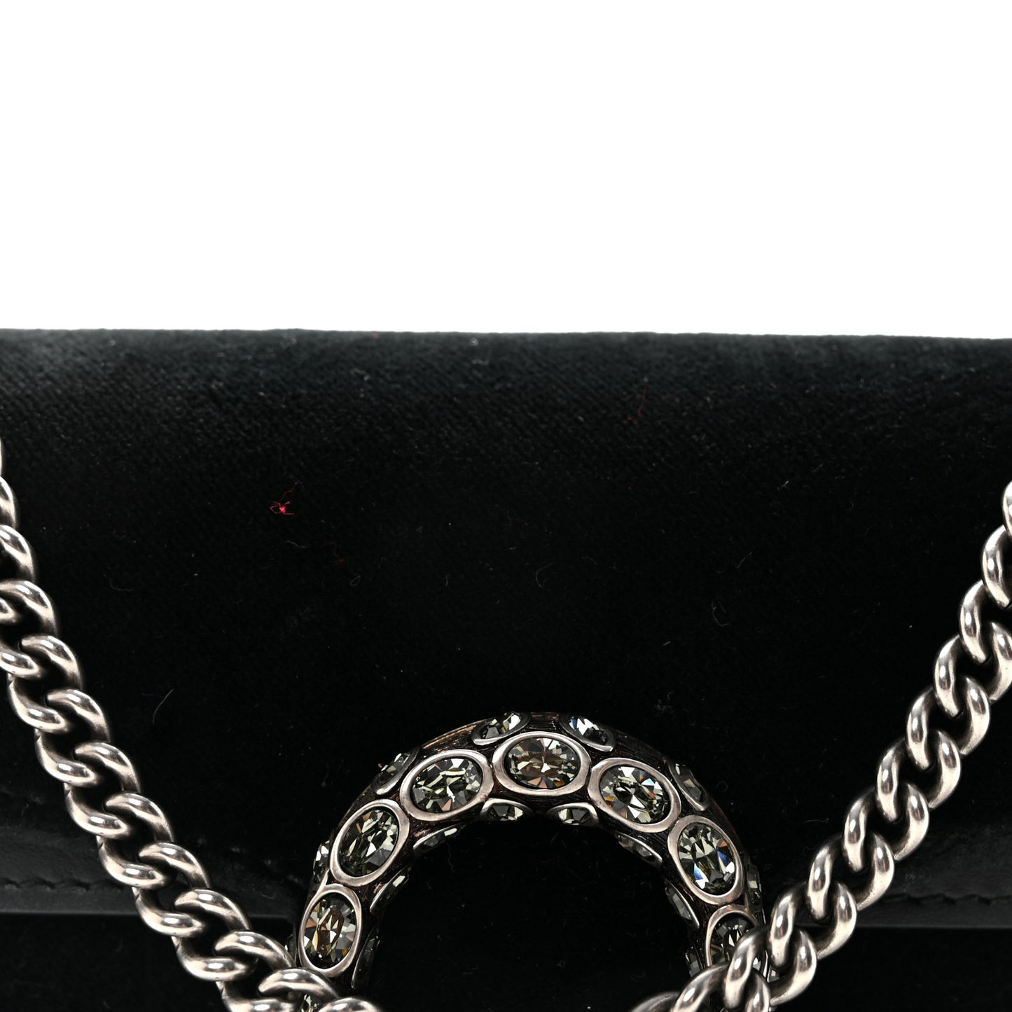 Velvet Super Mini Dionysus Shoulder Bag Black
