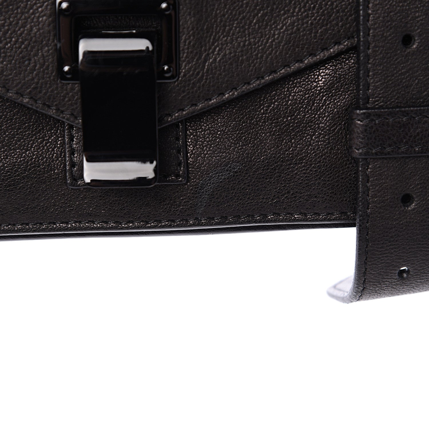 Proenza Schouler Lambskin PS1 Pochette Clutch Black 7 of 7
