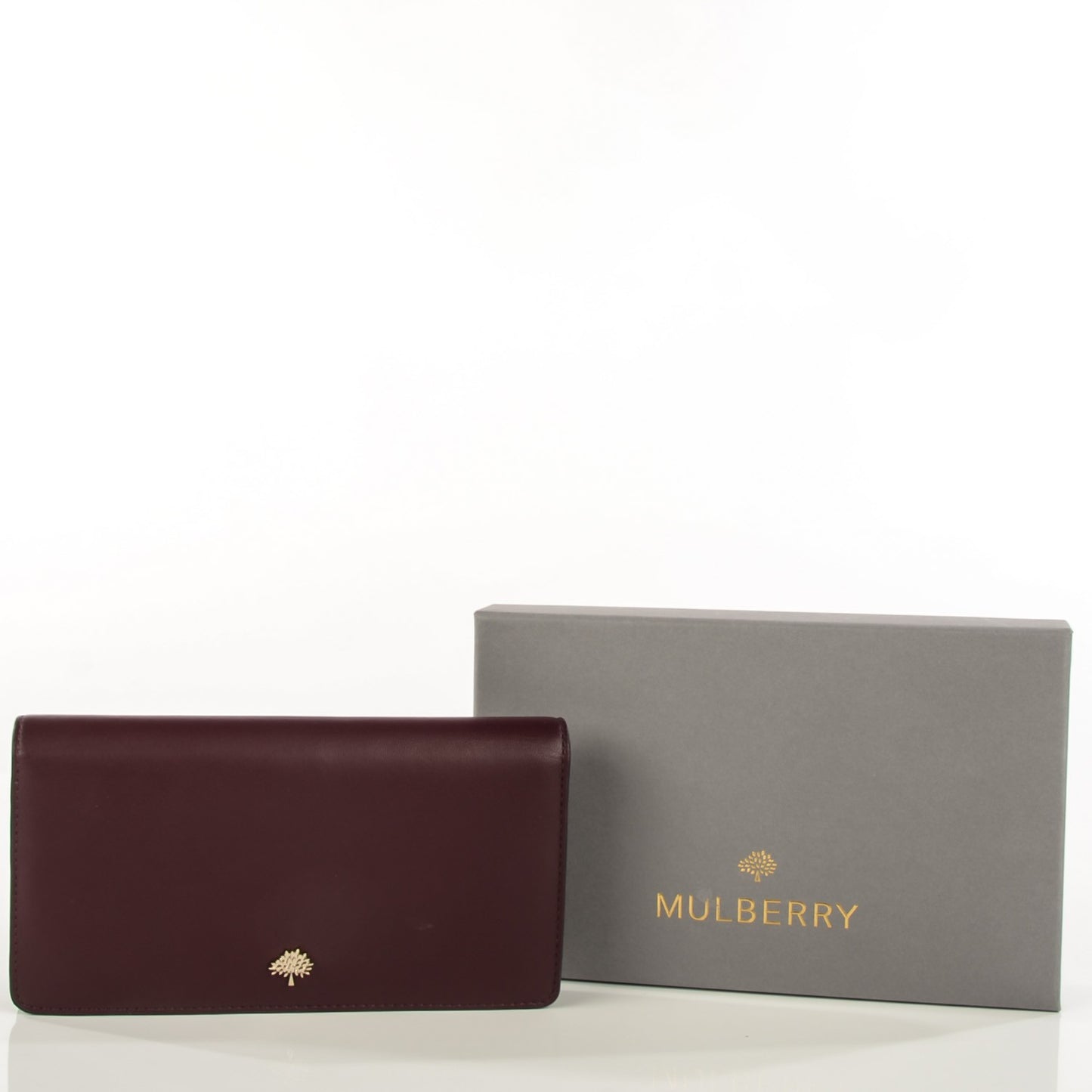 Nappa Tree Slim Wallet Oxblood Midnight Blue