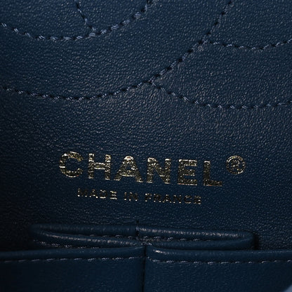 Chanel Sheepskin Chevron Quilted 2.55 Reissue 225 Flap Dark Pink 6 of 11