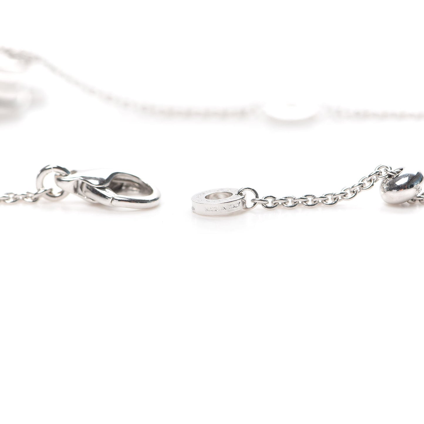 18K White Gold B.Zero1 Lavalier Necklace
